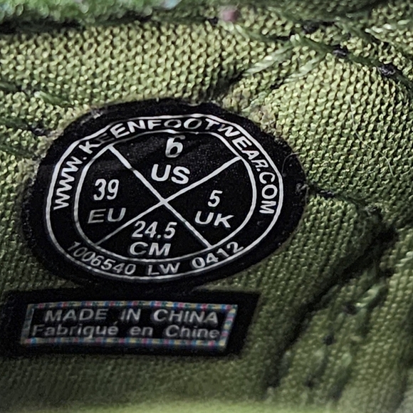 Keen Sandals Newport H2 Waterproof Women's Black/Green Hiking Shoes (size 6) - Picture 9 of 10